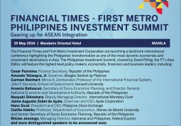 Financial Times – First Metro Philippines Investment Summit